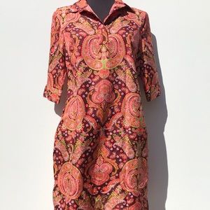 Retro Print Mini Dress